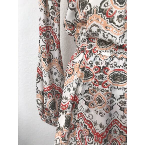 Revolve Show Me Your Mumu V Neck Multicolor Print Mini Dress - Picture 3 of 10